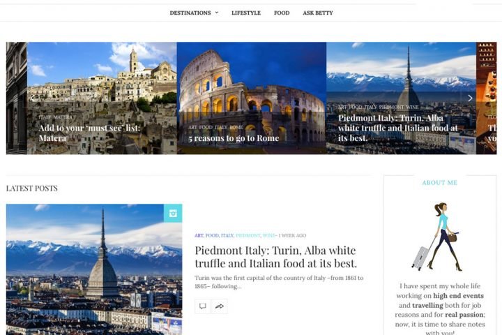 bettysluxurytravels.com by gladioweb.it